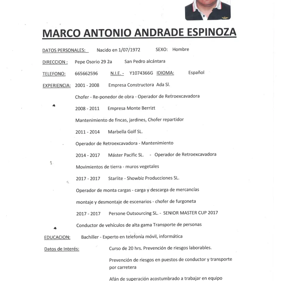 Marco Antonio A.