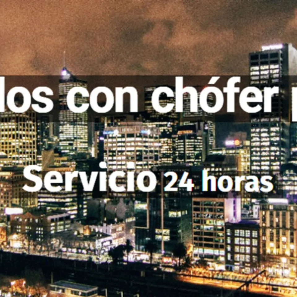 SERVICIOS DE CHÓFER PRIVADO 24H