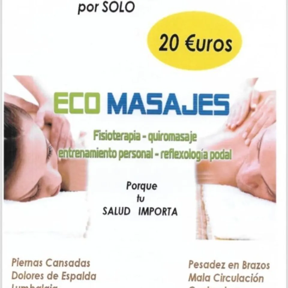 Quiromasaje y masaje deportivo 20€