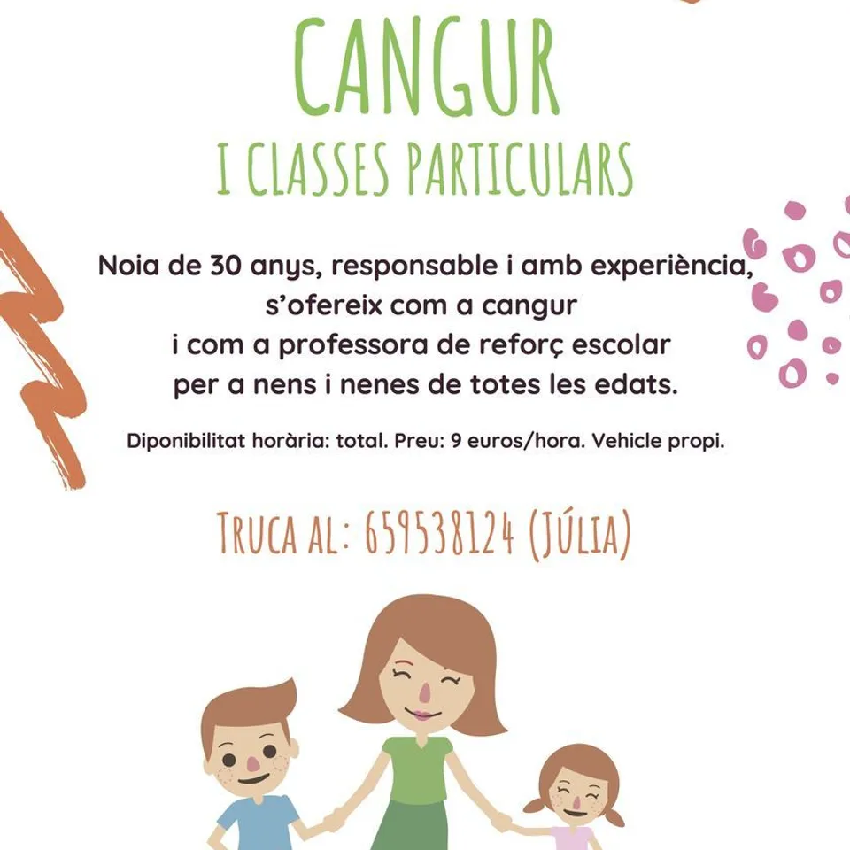 CANGURO Y CLASES PARTICULARES