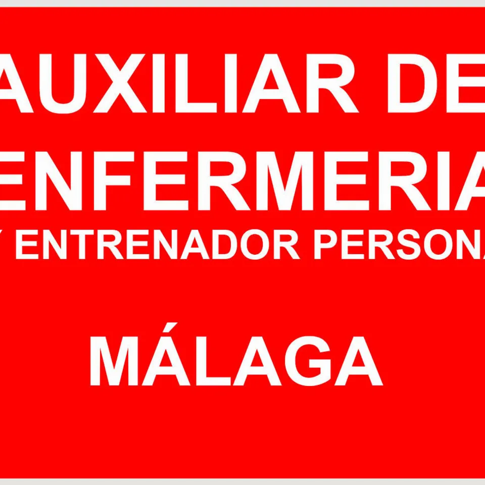AUX. DE ENFERMERIA - ENTRENADOR PERSONAL (MALAGA)
