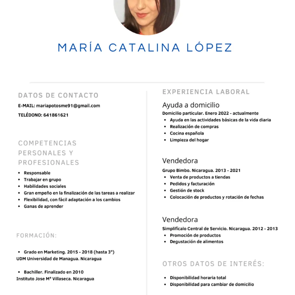 María Catalina  L.